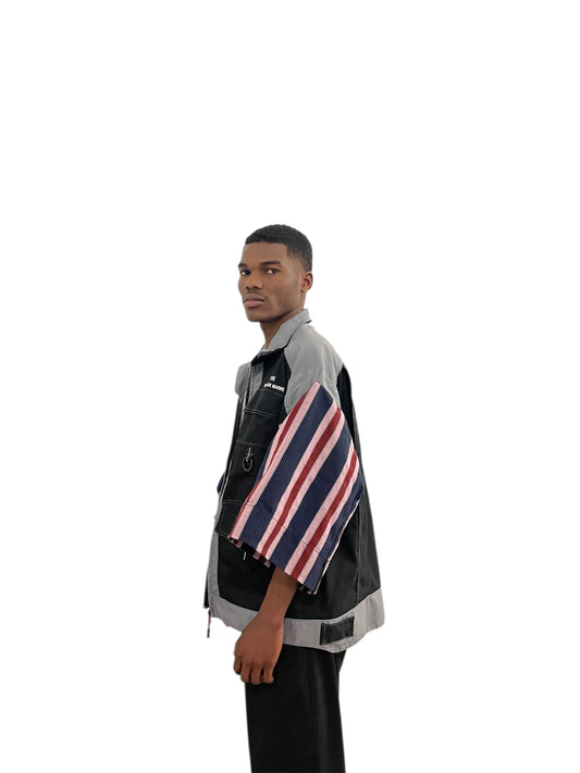 Veste kimono grise
