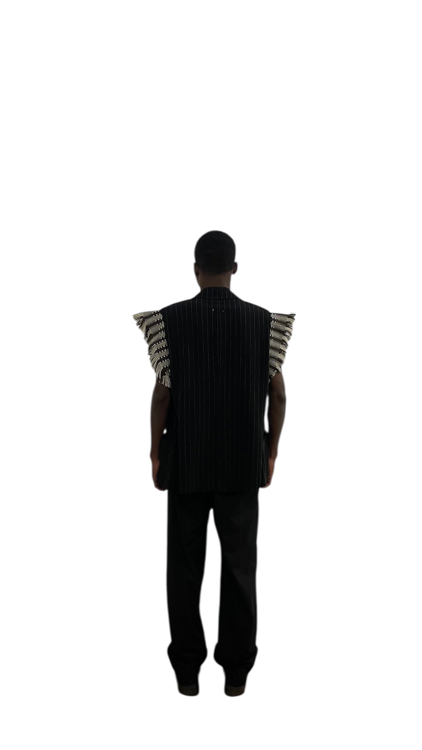 Veste brillante à épaulettes